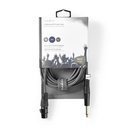 Nedis COTH15120GY50 Ongebalanceerde Audiokabel XLR 3-Pins Vrouwelijk - 6,35 mm 5m Grijs 