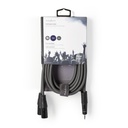 Nedis COTH15310GY30 Gebalanceerde Audiokabel 2x XLR 3-Pins - 3,5 mm jack 3m Grijs