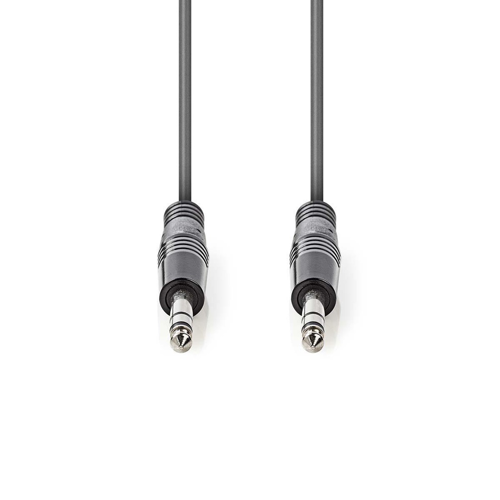 Nedis COTH23020GY15 Stereo-Audiokabel 6,35 mm Jack 1.5m Grijs