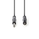 Nedis COTH23205GY15 Stereo-Audiokabel 6,35 mm Jack 1.5m Grijs