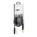 Nedis COTH23205GY30 Stereo-Audiokabel 6,35 mm Jack - 3,5 mm Jack 3m Grijs 
