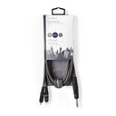 Nedis COTH23300GY15 Stereo-Audiokabel 6,35 mm Jack -  2x RCA 1.5m Grijs 