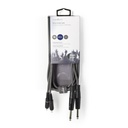 Nedis COTH23320GY15 Stereo-Audiokabel 2x 6,35 mm Jack -  2x RCA 1.5m Grijs