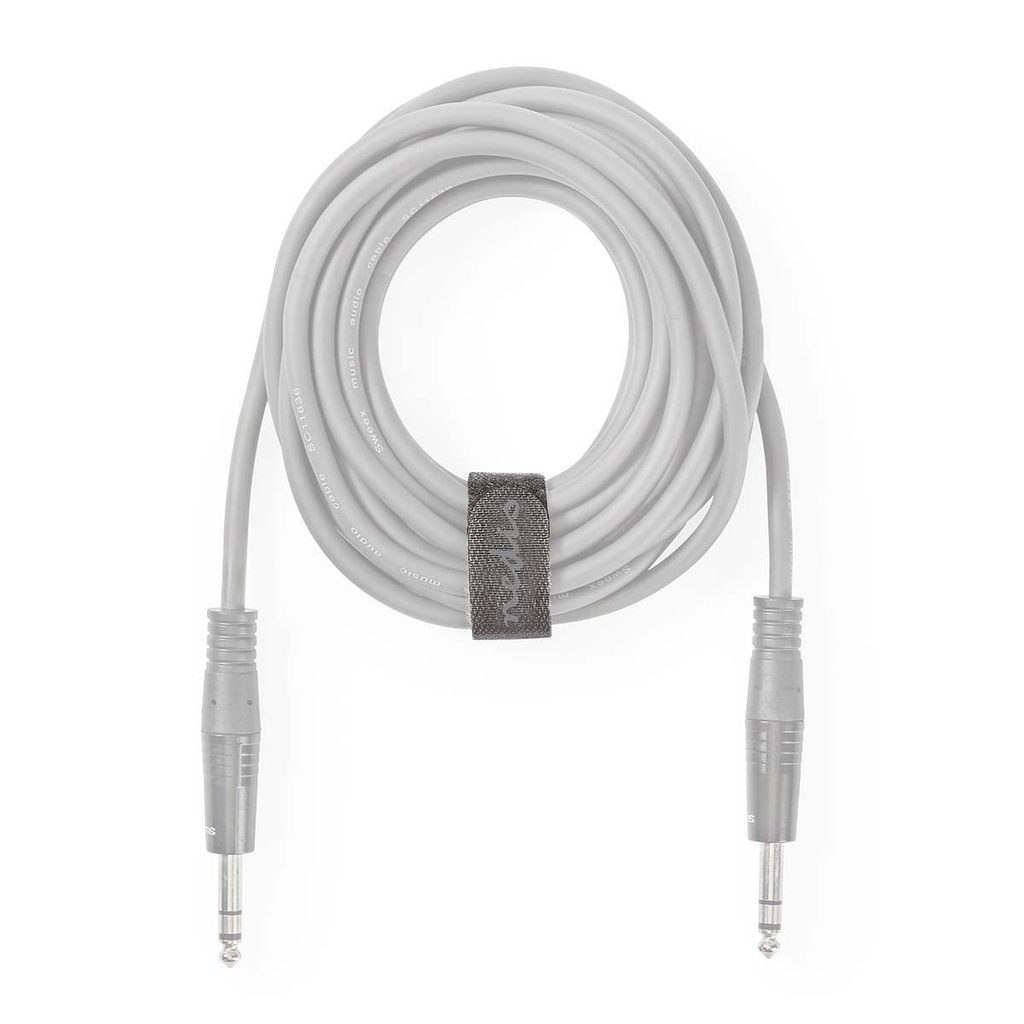 Nedis COTP00900GY015 Klittenband Kabelbinder Grijs 10 Stuks