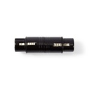 Nedis COTP15920BK XLR-Adapter 2x XLR 3-Pins Vrouwelijk Vernikkeld Metaal Zwart