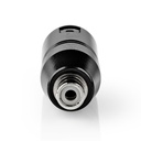 Nedis COTP15930BK XLR-Adapter XLR 3-Pins - RCA Vrouwelijk Vernikkeld Zwart