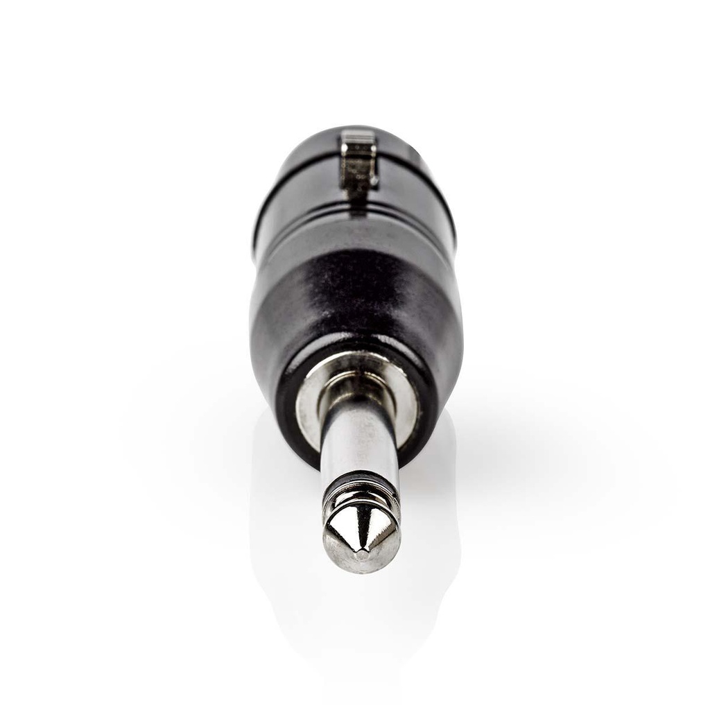 Nedis COTP15940BK XLR-Adapter XLR 3-Pins vreemd - 6,35 mm Jack Vernikkeld Zwart