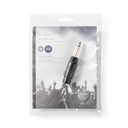 Nedis COTP15940BK XLR-Adapter XLR 3-Pins vreemd - 6,35 mm Jack Vernikkeld Zwart