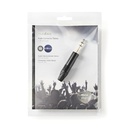 Nedis COTP23901BK 6,35 mm Audioconnector | Recht | Male | Vernikkeld | Soldeer | Diameter kabelinvoer: 6.0 mm | Aluminium | Zwart | Polybag | 1 Stuks