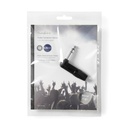 Nedis COTP23903BK 6,35 mm Audioconnector Haaks Vernikkeld 8mm Maximale diameter Zwart