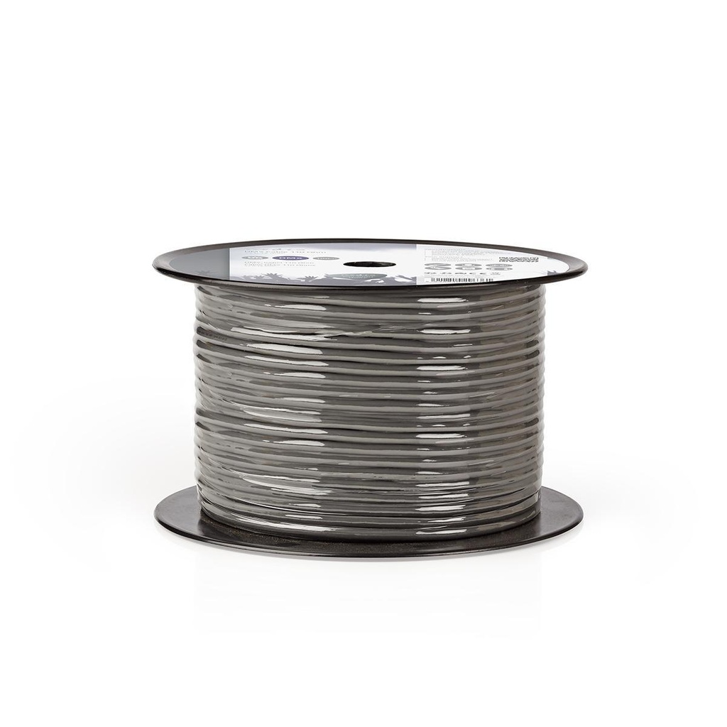 Nedis COTR15020GY100 DMX-Kabel op rol 110 Ohm 10x 0.10mm 100m Grijs