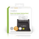 Nedis CRDRU2SM3BK Kaartlezer Smart Card (ID) USB 2.0 Zwart