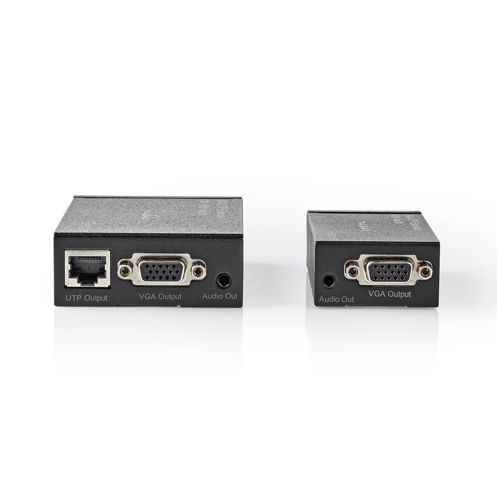 Nedis CREP5930BK VGA Extender VGA / Audio tot 300m Cat5e / Cat6 1920x1280 Zwart