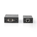 Nedis CREP5930BK VGA Extender VGA / Audio tot 300m Cat5e / Cat6 1920x1280 Zwart