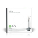 Nedis CSBG4050WT250 Coaxkabel op Rol 4G/LTE Secure 75Ohm Drievoudig Afgeschermd ECA 25.m Wit 