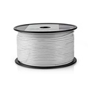 Nedis CSBR4025WT1000 Coaxkabel op rol RG58C/U 50Ohm Dubbel Afgeschermd ECA 100m Wit 