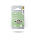 Nedis CSBW40950WT Coax-Splitter 2x Coax - Coax Vrouwelijk Vernikkeld 75Ohm