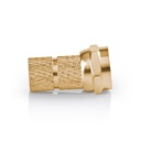 Nedis CSBW41907ME F-Connector Verguld 75Ohm Twist-On 5.5 mm Maximale Diameter 2 Stuks