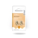 Nedis CSGB02111GD SMA-Adapter Omgekeerde Polariteit Verguld 50Ohm Goud 2 Stuks