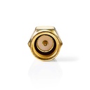 Nedis CSGB02112GD SMA-Adapter Omgekeerde Polariteit Verguld 50Ohm Goud 2 Stuks