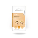 Nedis CSGB02113GD SMA-Adapter Omgekeerde Polariteit Verguld 50Ohm Goud 2 Stuks
