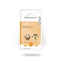 Nedis CSGB02900GD SMA-Connector Verguld 50 Ohm Krimp 2.55 mm maximale Diameter Goud 2 Stuks