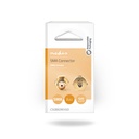 Nedis CSGB02901GD SMA-Connector Verguld 50Ohm Krimp2.55 mm Maximale Diameter Goud 2 Stuks 