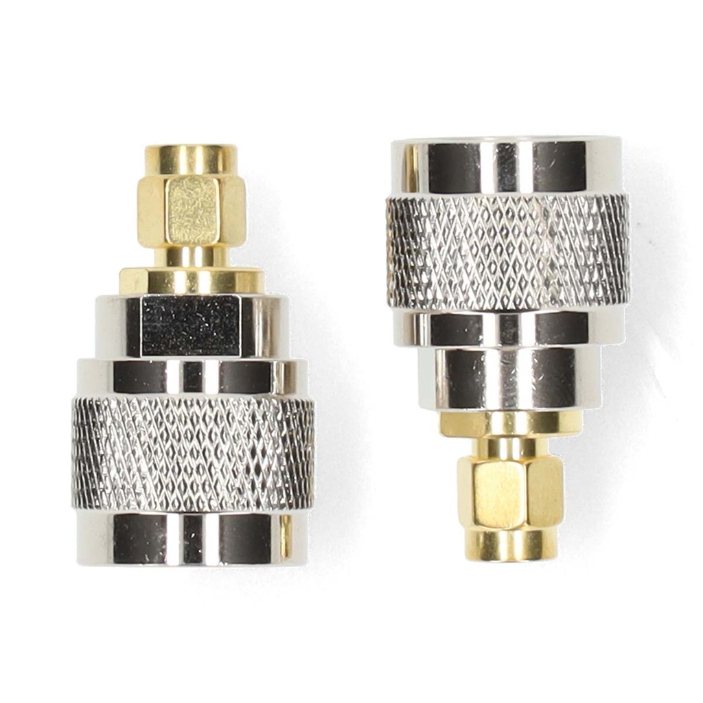 Nedis CSGB02970GD SMA-Adapter SMA - N Verguld 50Ohm Goud / Zilver 2 Stuks