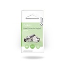Nedis CSGB40905ME Coax Connector Haaks Vernikkeld 75 Ohm Schroef 7.0 mm Maximale diameter 2 Stuks