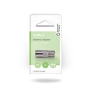 Nedis CSGB41954ME Coax-Adapter F-Coax Vernikkeld 75 Ohm Zilver 
