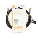 Nedis CSGL02000BK20 Antennekabel SMA Verguld 50 Ohm Enkelvoudig Afgeschermd 2m Zwart