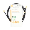 Nedis CSGL02010BK50 Antennekabel SMA Verguld 50 Ohm Enkelvoudig Afgeschermd 5m Zwart
