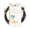 Nedis CSGL02210BK20 Antennekabel Omgekeerde polariteit SMA Verguld 50 Ohm 2m Zwart 