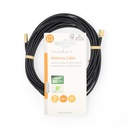 Nedis CSGL02210BK50 Antennekabel Omgekeerde polariteit SMA Verguld 50 Ohm 5m Zwart 