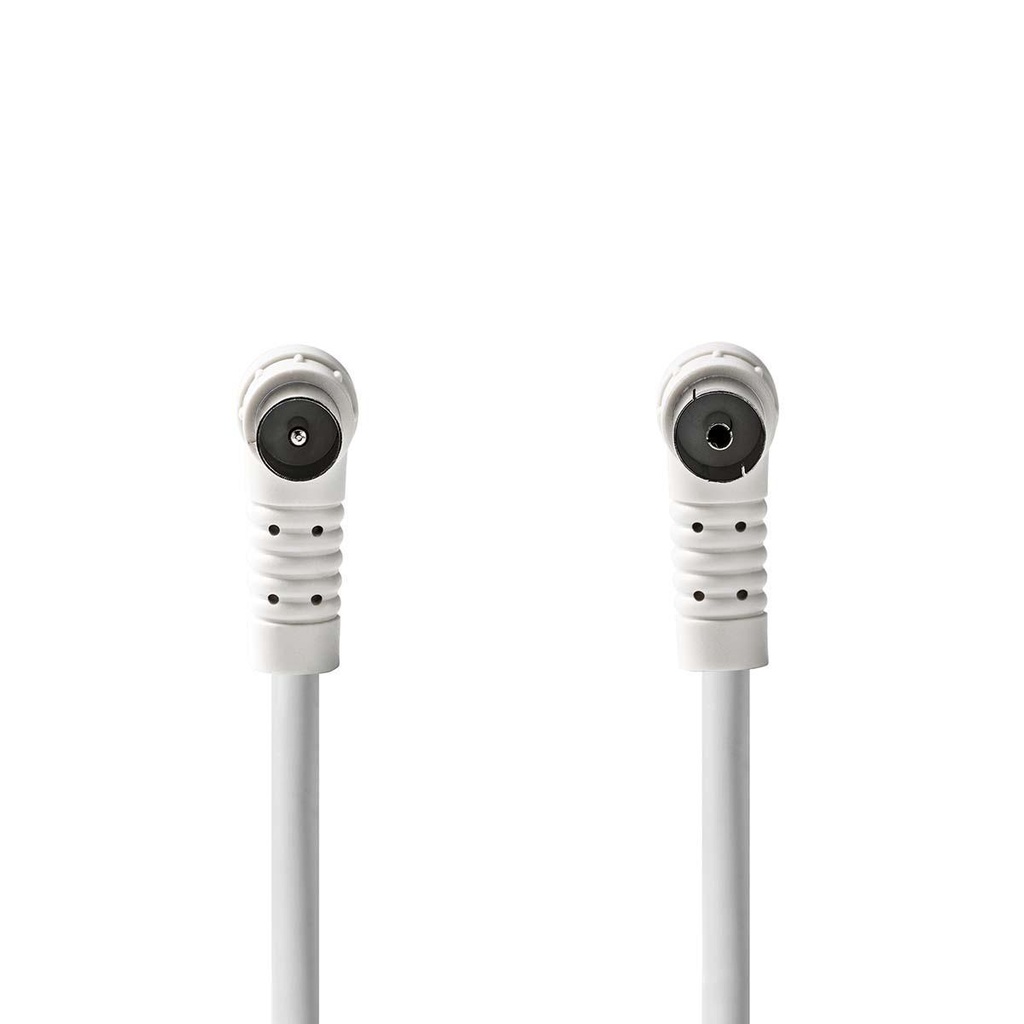 Nedis CSGP40120WT200 Coaxkabel Vernikkeld 120 dB 75 Ohm Viervoudig Afgeschermd 20m Wit