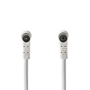 Nedis CSGP40120WT200 Coaxkabel Vernikkeld 120 dB 75 Ohm Viervoudig Afgeschermd 20m Wit