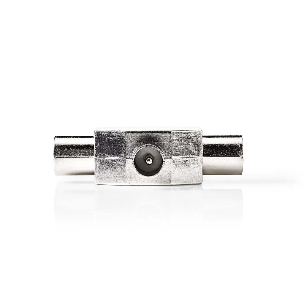 Nedis CSGP40951ME Coax-Splitter Coax - 2x Coax Vrouwelijk 75 Ohm Zilver 