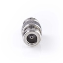 Nedis CSGP42950ME Coax-Adapter 2x N-Vrouwelijk Vernikkeld 75 Ohm Zilver 10 Stuks
