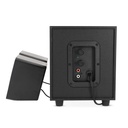 Nedis CSPR10021BK PC-Speakers 33 W 3,5 mm Jack USB Gevoed Subwoofer Zwart