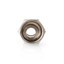 Nedis CSVC41902ME F-Connector Vernikkeld 75 Ohm 7.4 mm Maximale diameter Zilver 25 Stuks