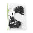 Nedis CSVC41980BK025 Kabel voor Auto-Antenne Vernikkeld 30cm Zwart 
