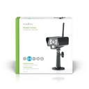 Nedis CSWL1C20CBK Digitale Draadloze Camera 2.4 GHz VGA Binnen- en Buitenshuis IP54 Zwart 