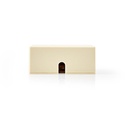 Nedis CTGB90822IV Telecom-Wandcontactdoos Opbouw RJ11 Ivoor