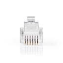 Nedis CTGB90933TP RJ12  Connector Verguld Transparant 10 Stuks