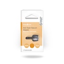 Nedis CTGB90950BK Anti-Twist Telecom-Adapter | Type Aansluiting: RJ10 | Type adapter: Adapter | PVC | Transparant / Zwart