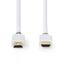 Nedis CVBW34000WT30 ​​HDMI 2.0-Kabel 4K@60Hz ARC 18 Gbps 3 m Wit