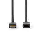 Nedis CVBW34090AT20 ​​HDMI 2.0-Kabel met Ethernet 4K@60Hz ARC 18 Gbps 2m Zwart