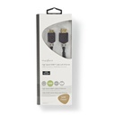 Nedis CVBW34500AT20 HDMI 2.0-Kabel met Ethernet HDMI - Mini-HDMI 4K@60Hz 18 Gbps 2m Zwart