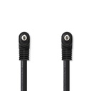 Nedis CVGB22000BK20 Audio-Videokabel 3,5 mm jack Vernikkeld 2m Zwart