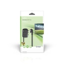 Nedis CVGB31835BK05 SCART-Switchbox 3x SCART Vrouwelijk Vernikkeld 800x480 50cm Zwart